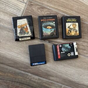 Vintage Cartridge Games LOT Atari 2600 SEGA GENESIS Games- Not Tested
